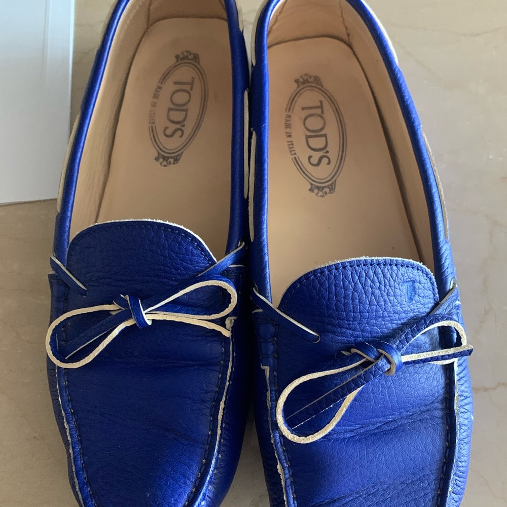 Tod’s women loafers royal blue size 40